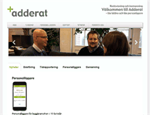 Tablet Screenshot of adderat.se